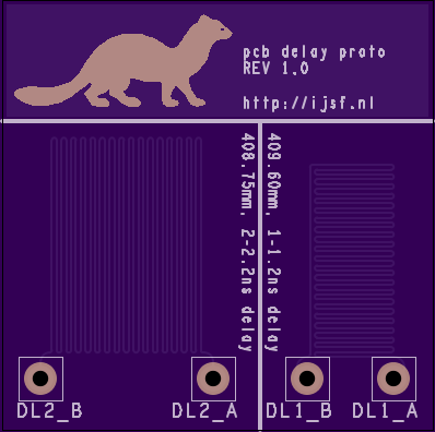 Delay line PCB